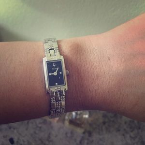 Silver Bulova Watch